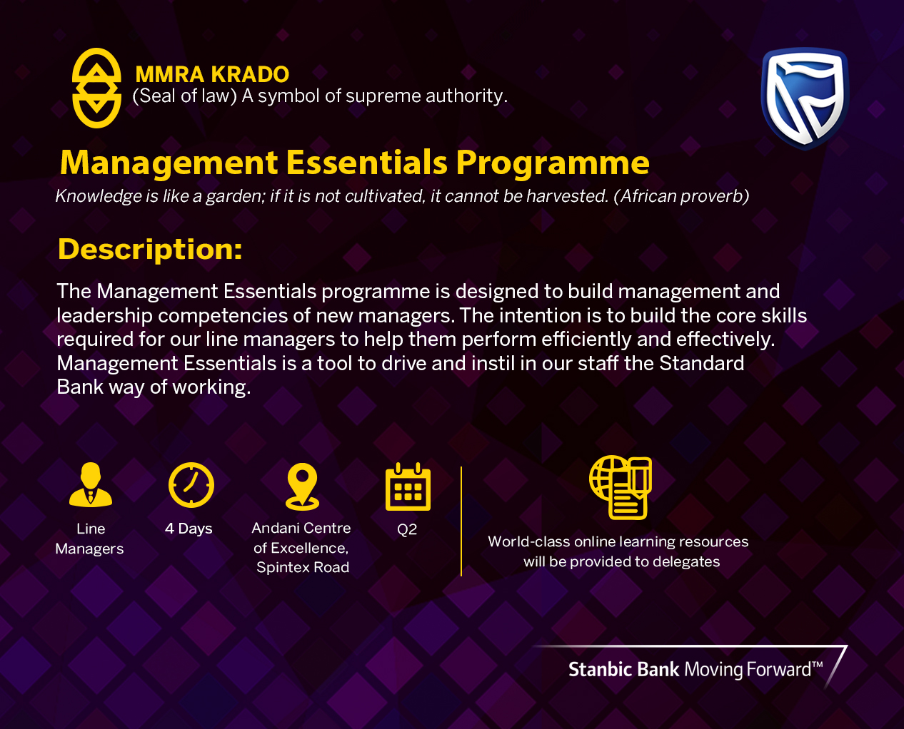 Management Essentials Programme